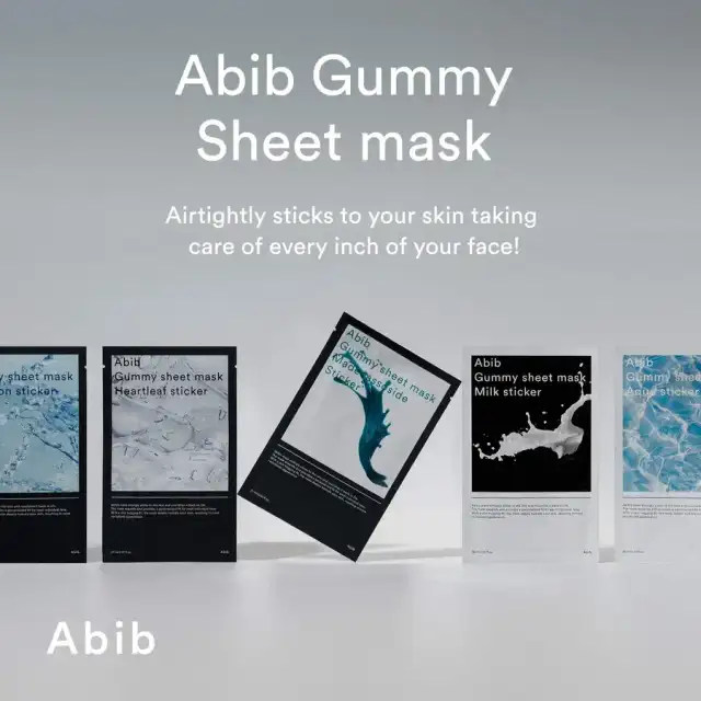 Abib 弱酸性シートマスクパック/ガムシートマスクパック全種類 (ヒアルロンステッカー10枚) 詳細イメージ 2
