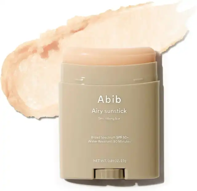 Abib エアリー サンスティック SPF50+ PA++++ 23g|ウォータープルーフ 日焼け止め スティック|油分カット 軽密着|エクトイン アラントイン 配合 韓国コスメ 詳細イメージ 1
