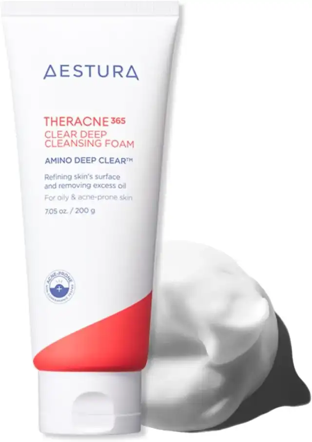 【AESTURA】テラクネ365 ディープクレンジングフォーム 200g 洗顔料 敏感肌 濃密泡 アミノ酸 無香料 毛穴 乾燥ケア スキンケア 韓国コスメ 詳細イメージ 1