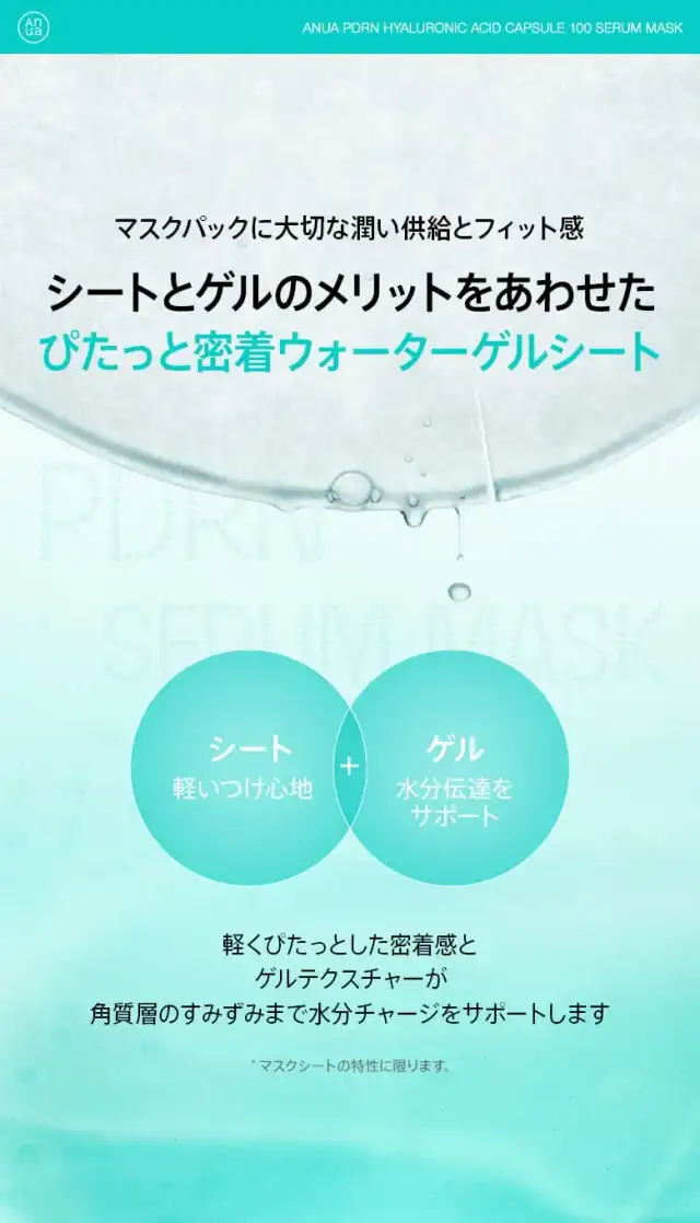 PDRNヒアルロン酸カプセル100セラムシートマスク 10枚 詳細イメージ 3