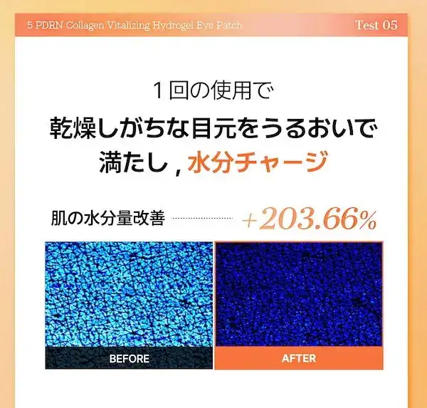 5 PDRN コラーゲンバイタライジング ハイドロゲル アイパッチ 詳細イメージ 2