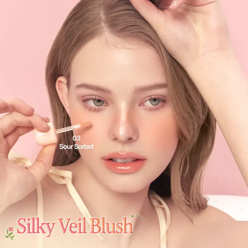 Silky Veil Blush #03 Sour Sorbet 詳細イメージ 6
