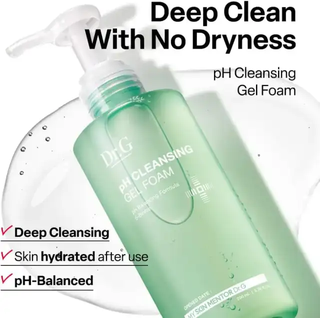 Dr.G(ドクタージー) クレンジングジェルフォーム 〈クレンジングジェル〉 (200mL) 詳細イメージ 2