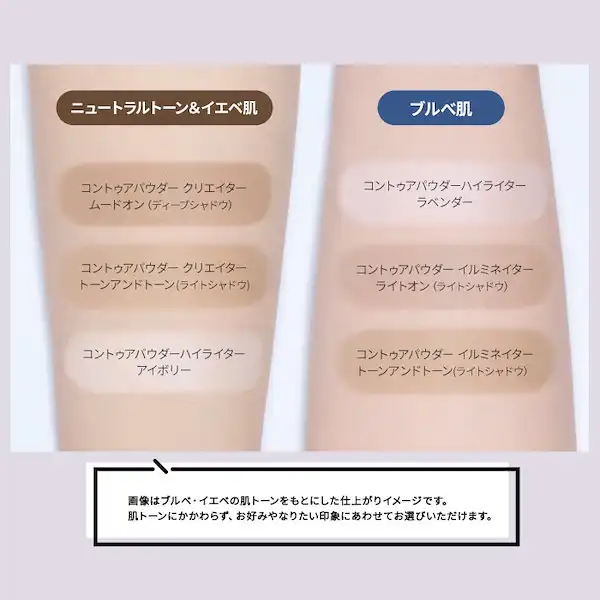 コントゥアパウダー ハイライト シェーディング ノーズシャドウ 小顔 フェイスシェーディング ブラシ ハイライター 詳細イメージ 2