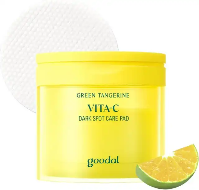 GOODAL 青みかんグリーンタンジェリンビタCトナーパッド 70枚 GOODAL GREEN TANGERINE VITA C DARK SPOT CARE PAD (23AD) 詳細イメージ 1