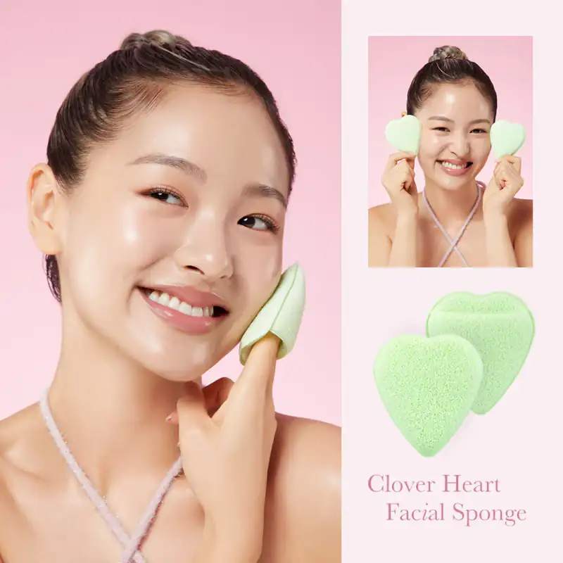 Clover Heart Facial Sponge 詳細イメージ 3