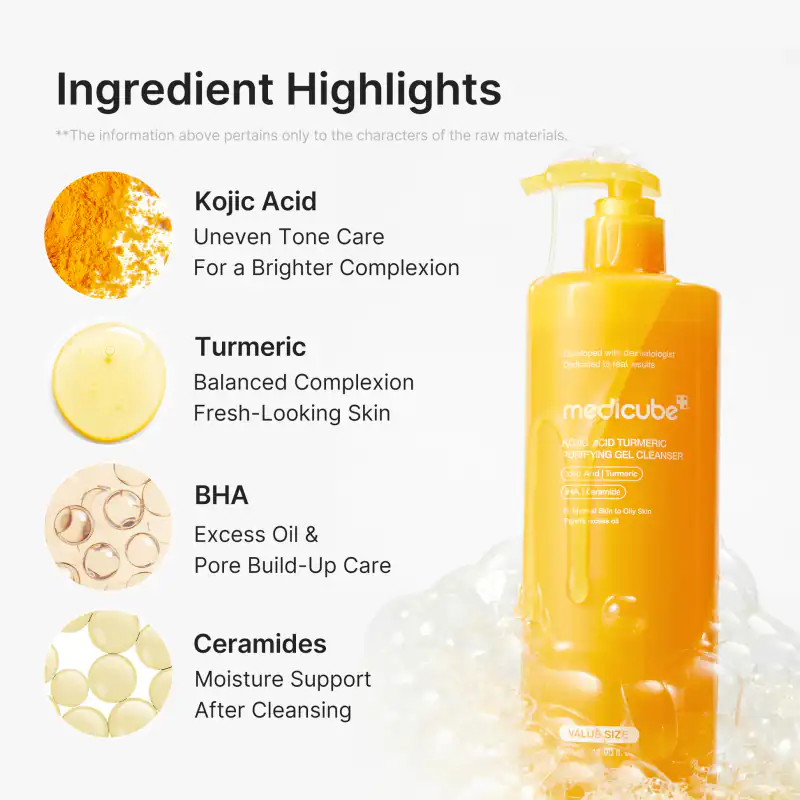 Kojic Acid Turmeric Purifying Gel Cleanser 詳細イメージ 3