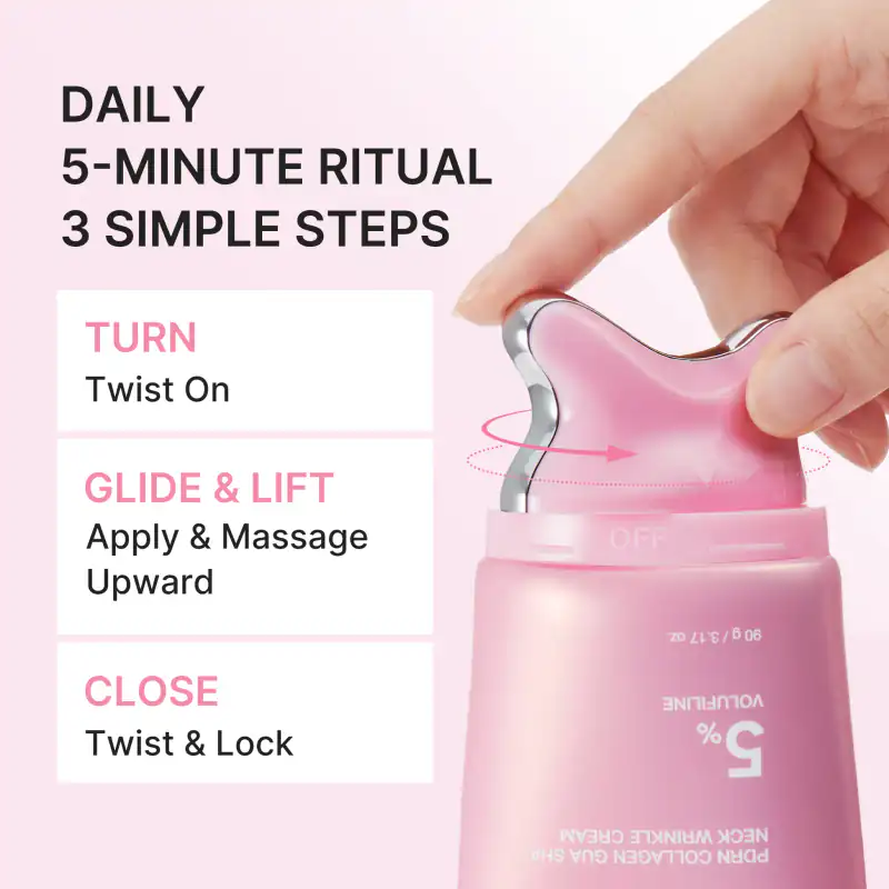 PDRN Collagen Gua Sha Neck Wrinkle Cream 詳細イメージ 6