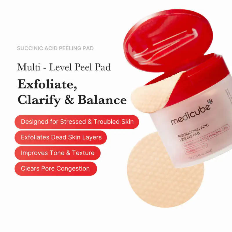 [Subscr.] Red Succinic Acid Panthenol Pads 詳細イメージ 2