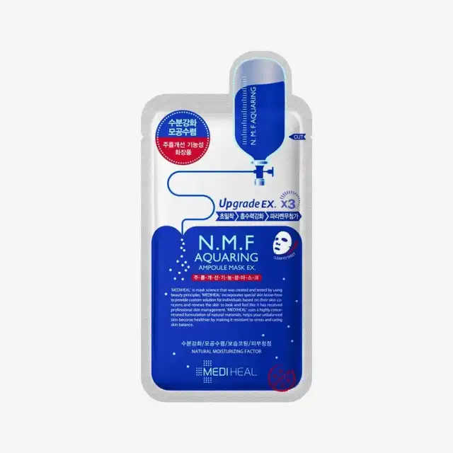 【MEDIHEAL(メディヒール)】N.M.F アクアリングアンプルマスク EX 27ml*10枚 N.M.F. Aquaring Ampoule Mask EX 27ml*10P 詳細イメージ 1
