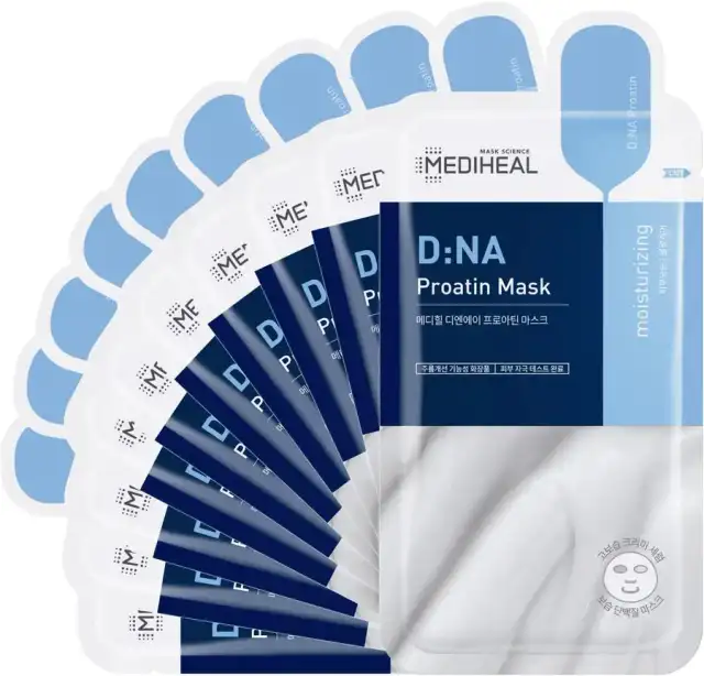 [10+10] Mediheal DNA プロアチン マスクパック (アクアリング) 25g x (10枚+10枚) 詳細イメージ 1