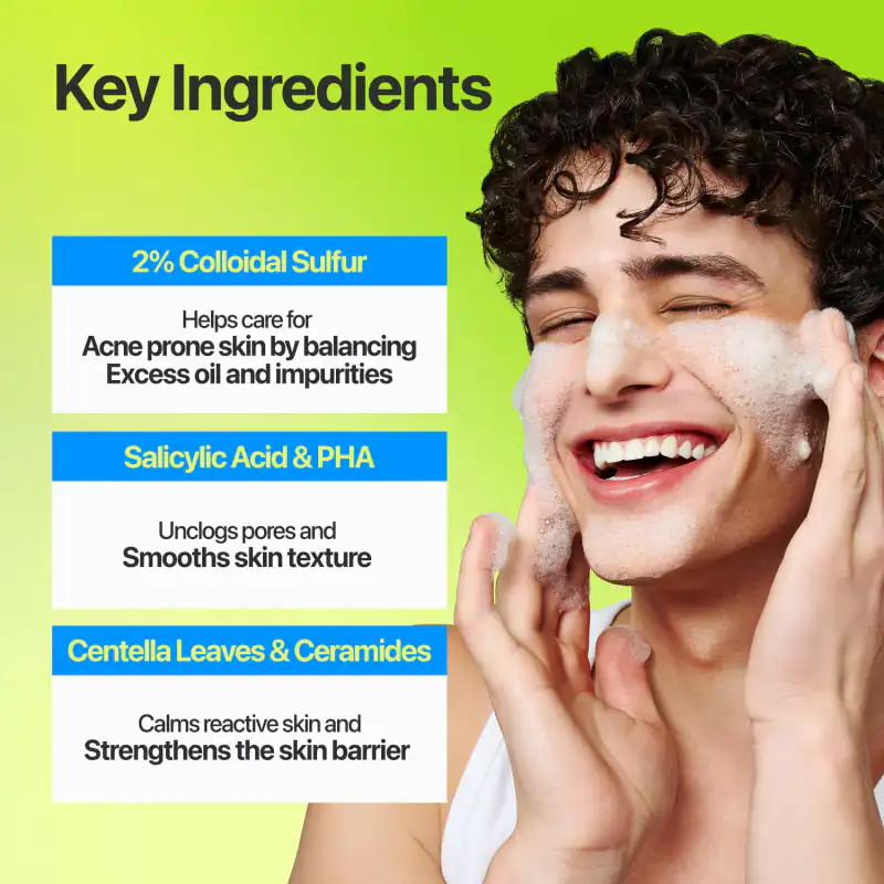 No.0 Zero Blemish Clarifying 2% Sulfur Cleansing Foam 詳細イメージ 6