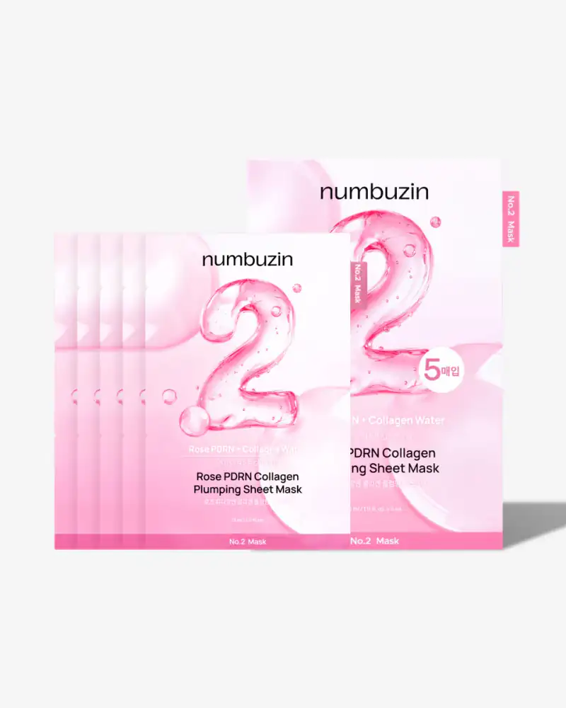 No.2 Rose PDRN Collagen Plumping Sheet Mask (5 Sheets) 詳細イメージ 2