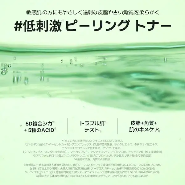 バランスフル トナー 250ml AHA BHA LHA PHA コハク酸 角質 皮脂 詳細イメージ 1