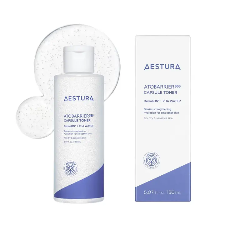 【AESTURA】アトバリア365 カプセルトナー 150ml (正規品)インナードライ 化粧水 水分 保湿 スキンケア 韓国コスメ 敏感肌 乾燥肌 無香料 無着色 低刺激 ダーマコスメ 顔 さっぱり べたつかない メンズ レディース