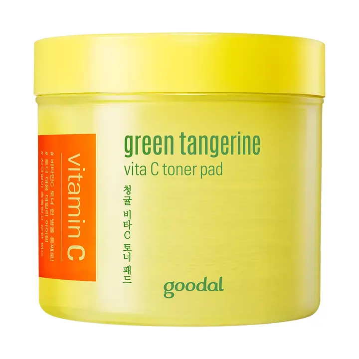 GOODAL/CLIO/チョンギュルビタCトナーパッド70枚 Green Tangerine Vita C Toner Pad