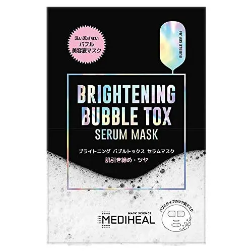 MEDIHEAL(メディヒール) ブライトニング バブルトックスセラムマスク3枚 フェイスマスク