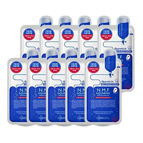 メディヒール(Mediheal) N.M.F アクアリング アンプル マスク EX (N.M.F Aquaring EX) 25ml x 10個