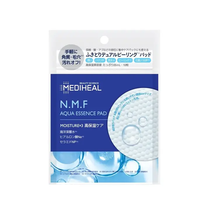 MEDIHEAL N.M.F アクア エッセンス パッド (10枚入り)