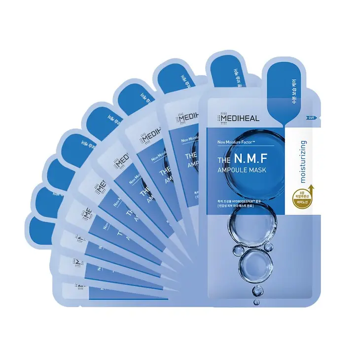 MEDIHEAL(メディヒール) アンプルマスク (10P) 水分補給 輝く 角質ケア 荒れた乾燥肌 (ザN.M.F)