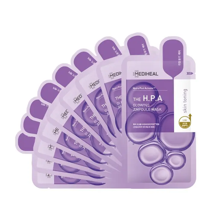 MEDIHEAL(メディヒール) アンプルマスク (10P) 水分補給 輝く 角質ケア 荒れた乾燥肌 (ザH.P.A) ??????
