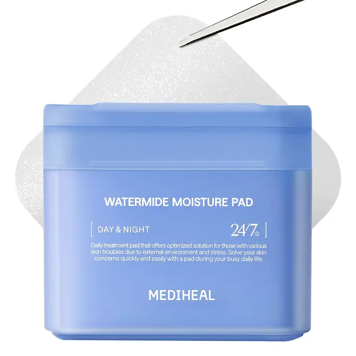 MEDIHEAL OFFICIAL(メディヒール) スクエアトナーパッド(ウォーターマイド) 100枚入り 170ml Square Facial Toner Pads (ウォーターマイド) 100P 170ml 保湿パッド ふき取りパッド スキンケア 韓国 コスメ
