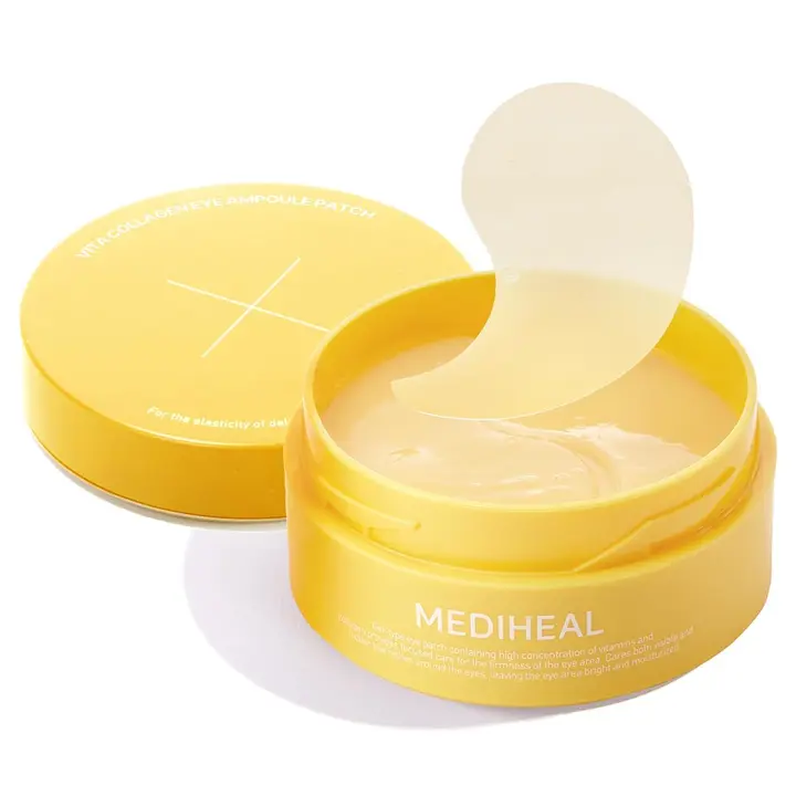 MEDIHEAL OFFICIAL(メディヒール) ビタコラーゲンアイアンプルパッチ 60枚 103g Vita Collagen Eye Ampoule Patch 60P 103g 目元パック ゲルパック ビタミンC くすみ 弾力 トーンアップ アイケア 目元しわ用パッチ