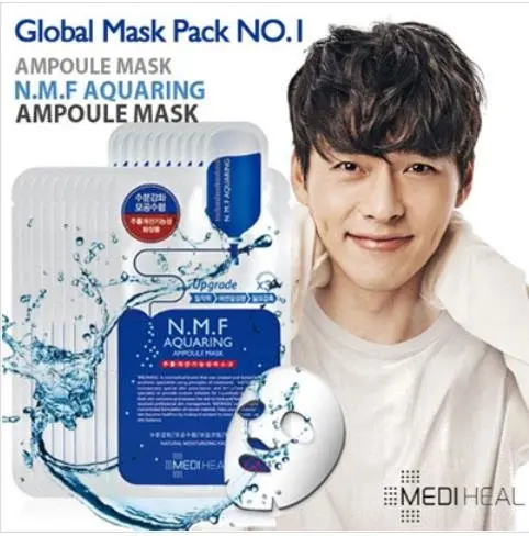 [メディヒール] Mediheal [N.M.F アクアリング アンプルマスク (10枚)] (Mediheal N.M.F Aquaring Ampoule Mask (10EA))
