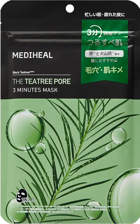 MEDIHEAL メディヒール ティーツリー ポア 3ミニッツマスク 7p