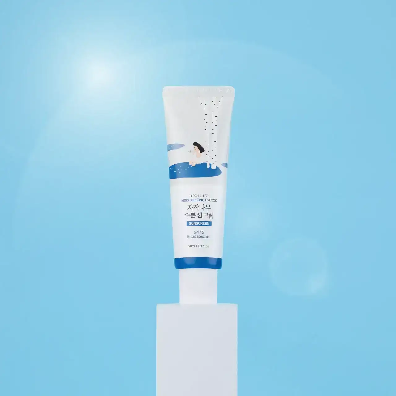 シラカバ水分 日焼け止め SPF 45+